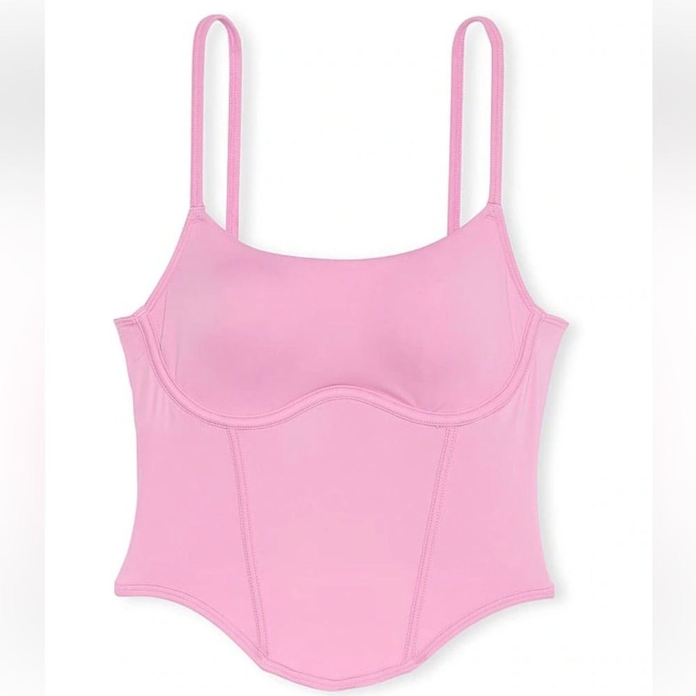 Victoria's Secret PINK The Cinched Micro Corset Top Size Medium-DD